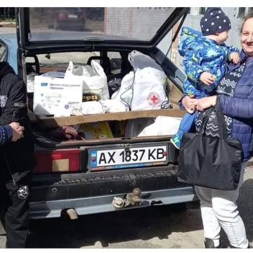 Богодухівський Червоний Хрест допоміг ВПО з Сумщини